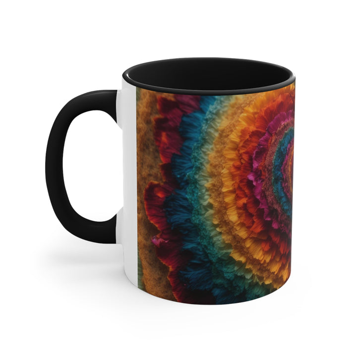 Vibrant Heart Layers - Accent Coffee Mug - Mug - g(0D·IO) - Pink - 11oz -