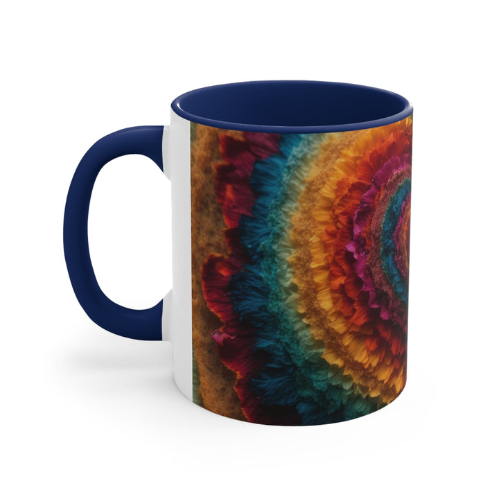 Vibrant Heart Layers - Accent Coffee Mug - Mug - g(0D·IO) - Pink - 11oz -