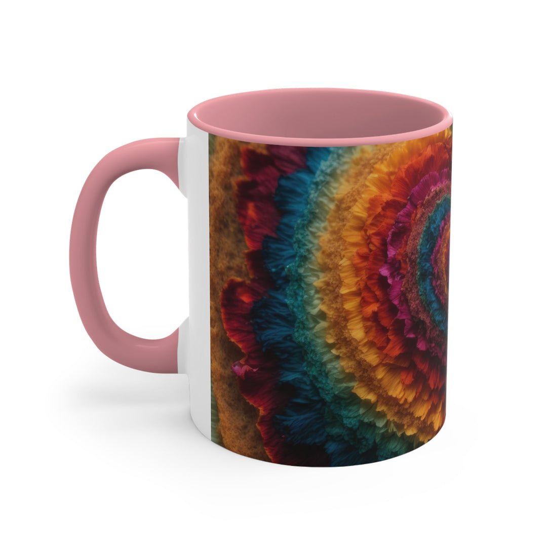 Vibrant Heart Layers - Accent Coffee Mug - Mug - g(0D·IO) - Pink - 11oz -