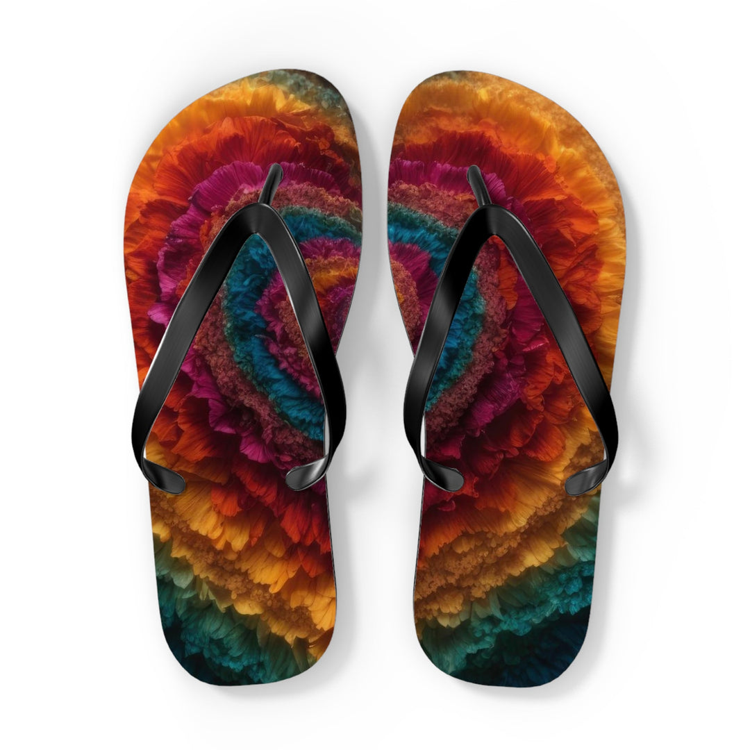 Vibrant Heart Layers - Flip Flops - Shoes - g(0D·IO) - XL - Black sole -