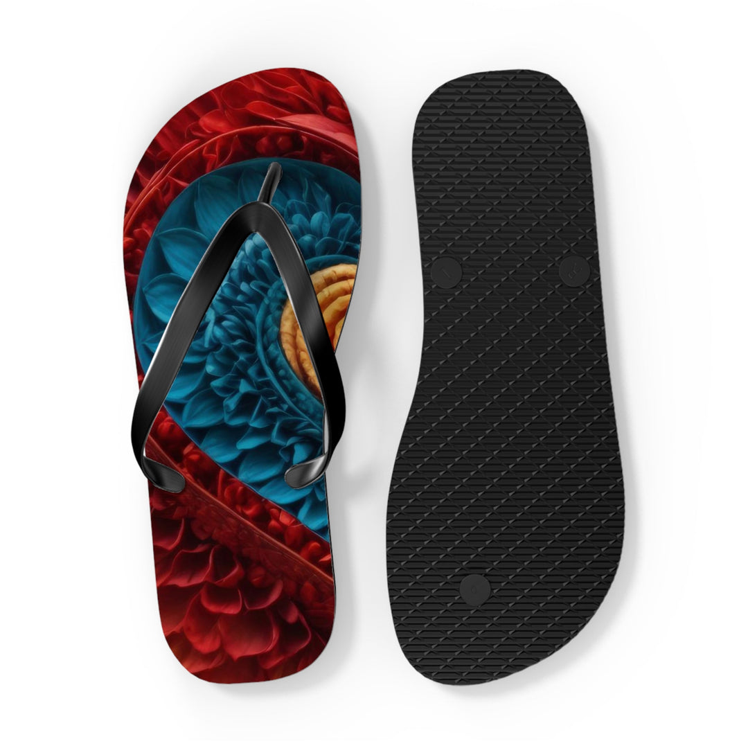 Vibrant Heart Layers - Flip Flops - Shoes - g(0D·IO) - XL - Black sole -