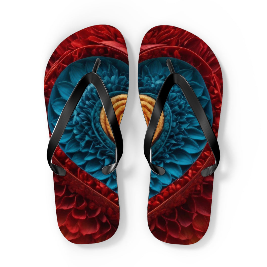 Vibrant Heart Layers - Flip Flops - Shoes - g(0D·IO) - XL - Black sole -