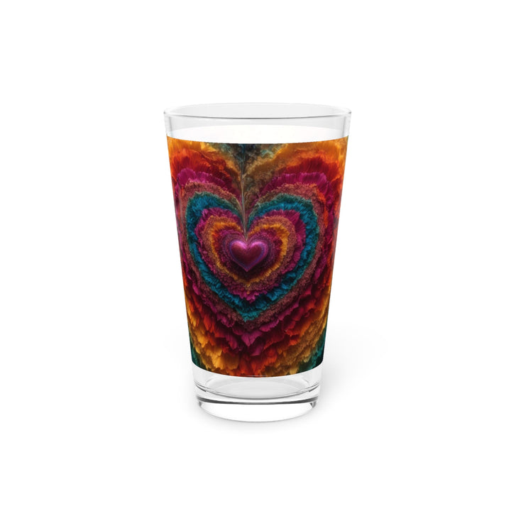 Vibrant Heart Layers - Pint Glass - Mug - g(0D·IO) - 16oz - -