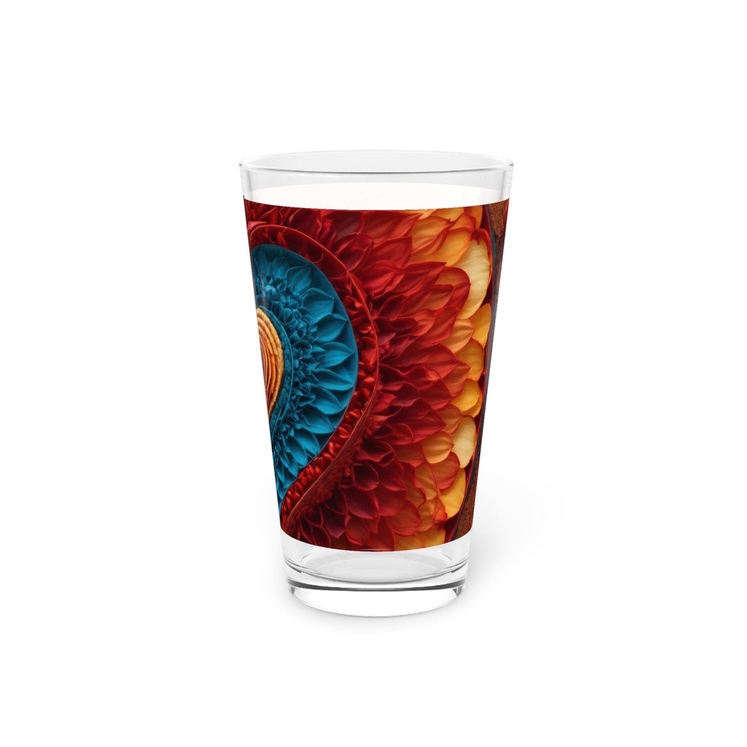 Vibrant Heart Layers - Pint Glass - Mug - g(0D·IO) - 16oz - -