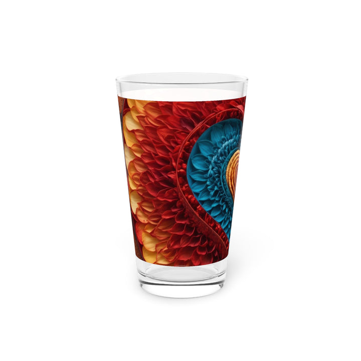 Vibrant Heart Layers - Pint Glass - Mug - g(0D·IO) - 16oz - -