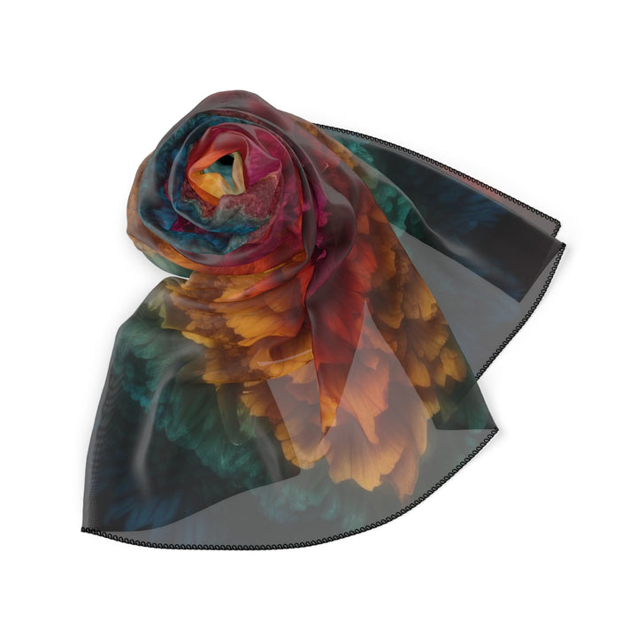 Vibrant Heart Layers - Poly Scarf - Accessories - g(0D·IO) - Poly chiffon - 50" × 50" -