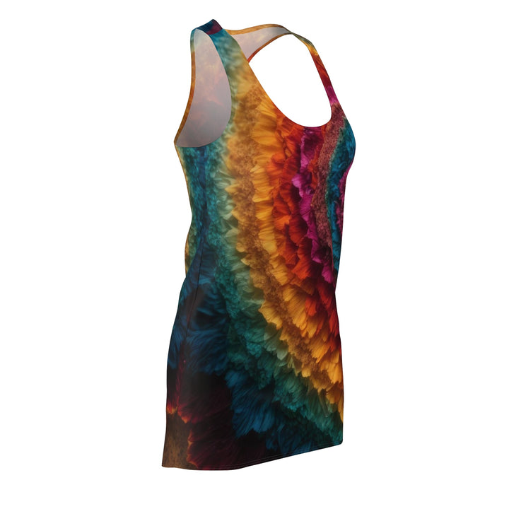 Vibrant Heart Layers - Racerback Dress - All Over Prints - g(0D·IO) - XS - -