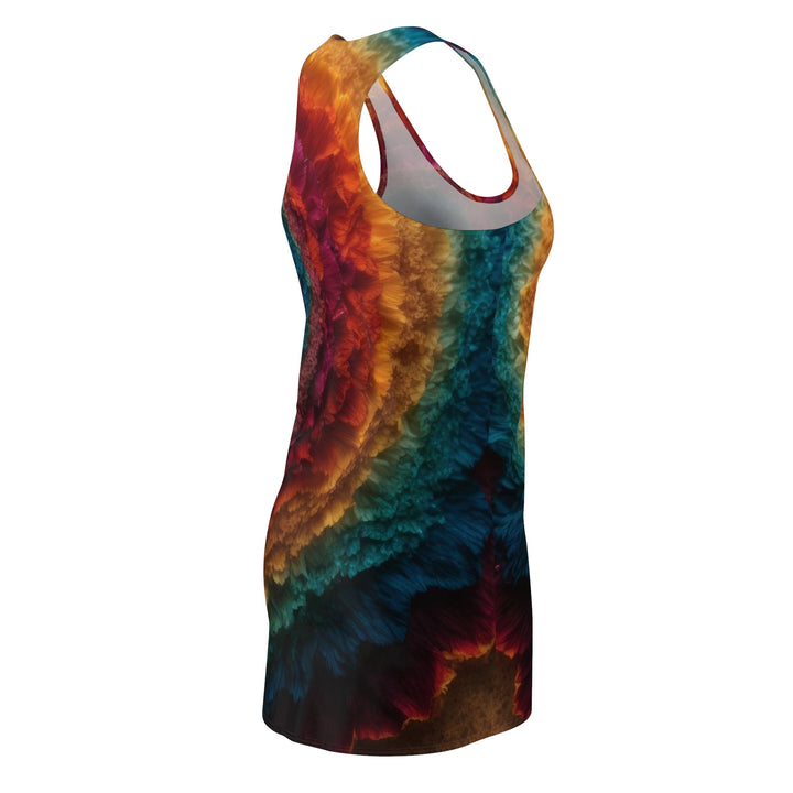 Vibrant Heart Layers - Racerback Dress - All Over Prints - g(0D·IO) - XS - -