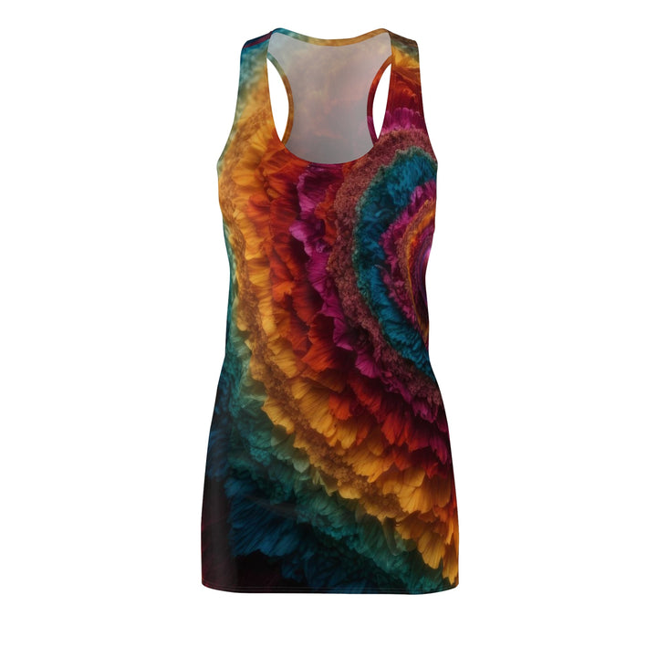 Vibrant Heart Layers - Racerback Dress - All Over Prints - g(0D·IO) - XS - -