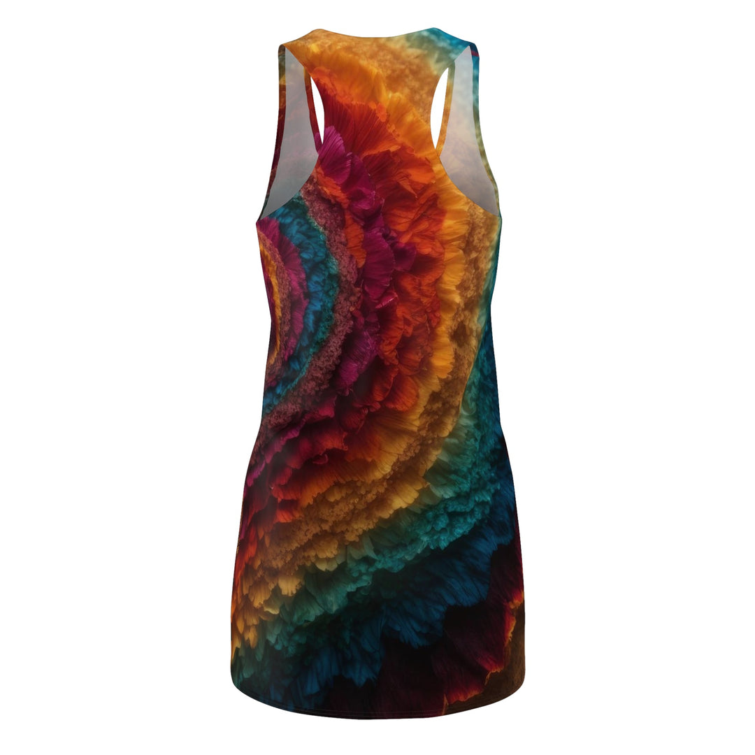 Vibrant Heart Layers - Racerback Dress - All Over Prints - g(0D·IO) - XS - -