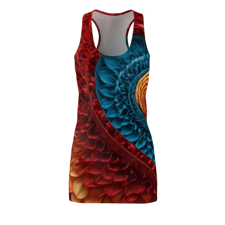 Vibrant Heart Layers - Racerback Dress - All Over Prints - g(0D·IO) - XS - -