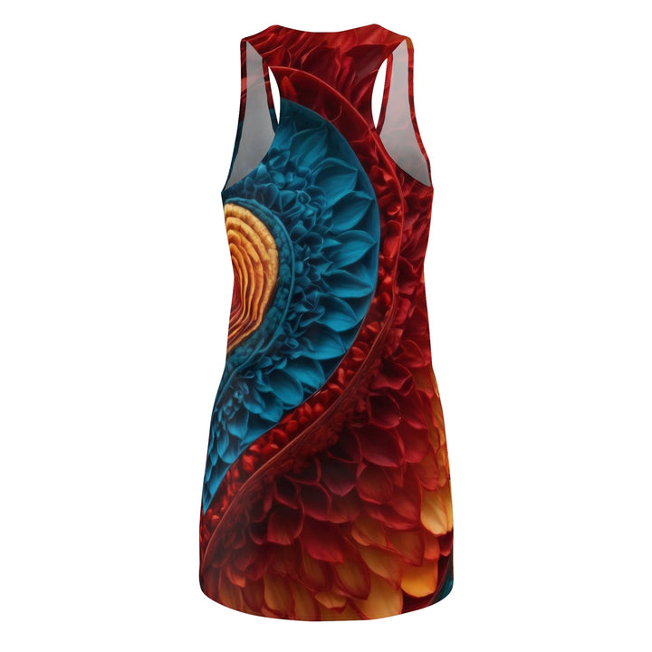 Vibrant Heart Layers - Racerback Dress - All Over Prints - g(0D·IO) - XS - -