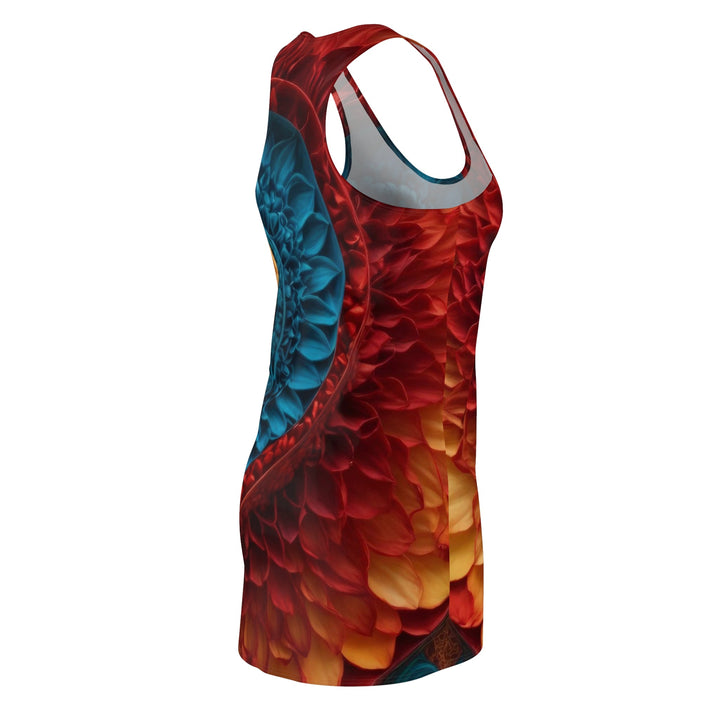 Vibrant Heart Layers - Racerback Dress - All Over Prints - g(0D·IO) - XS - -