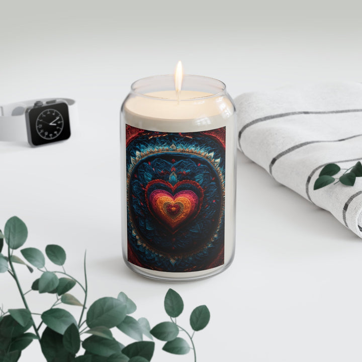Vibrant Heart Layers - Scented Candle - Home Decor - g(0D·IO) - Vanilla Bean - 13.75oz -