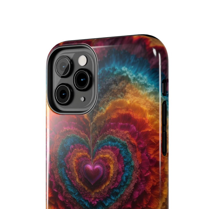 Vibrant Heart Layers - Tough Phone Case - Phone Case - g(0D·IO) - iPhone 13 Mini - -