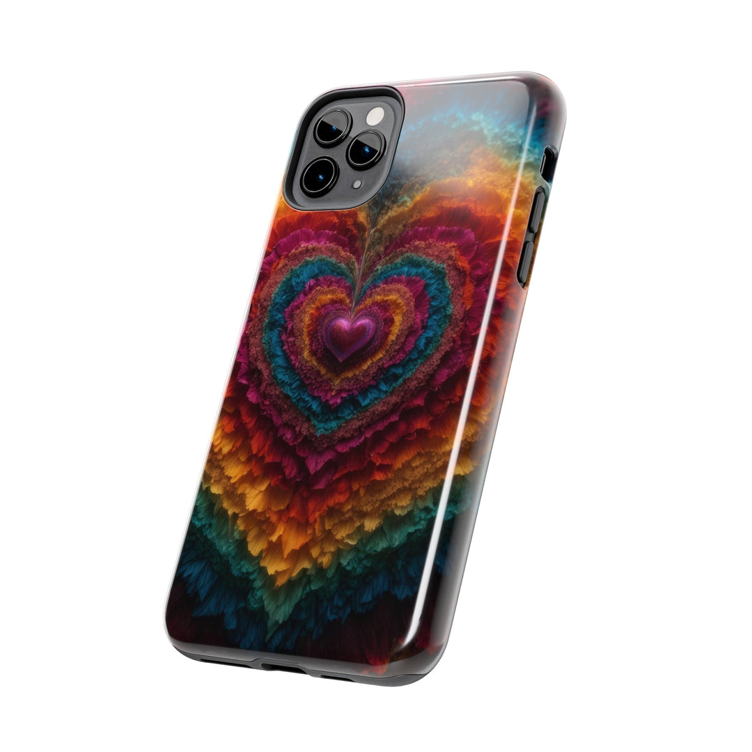 Vibrant Heart Layers - Tough Phone Case - Phone Case - g(0D·IO) - iPhone 13 Mini - -