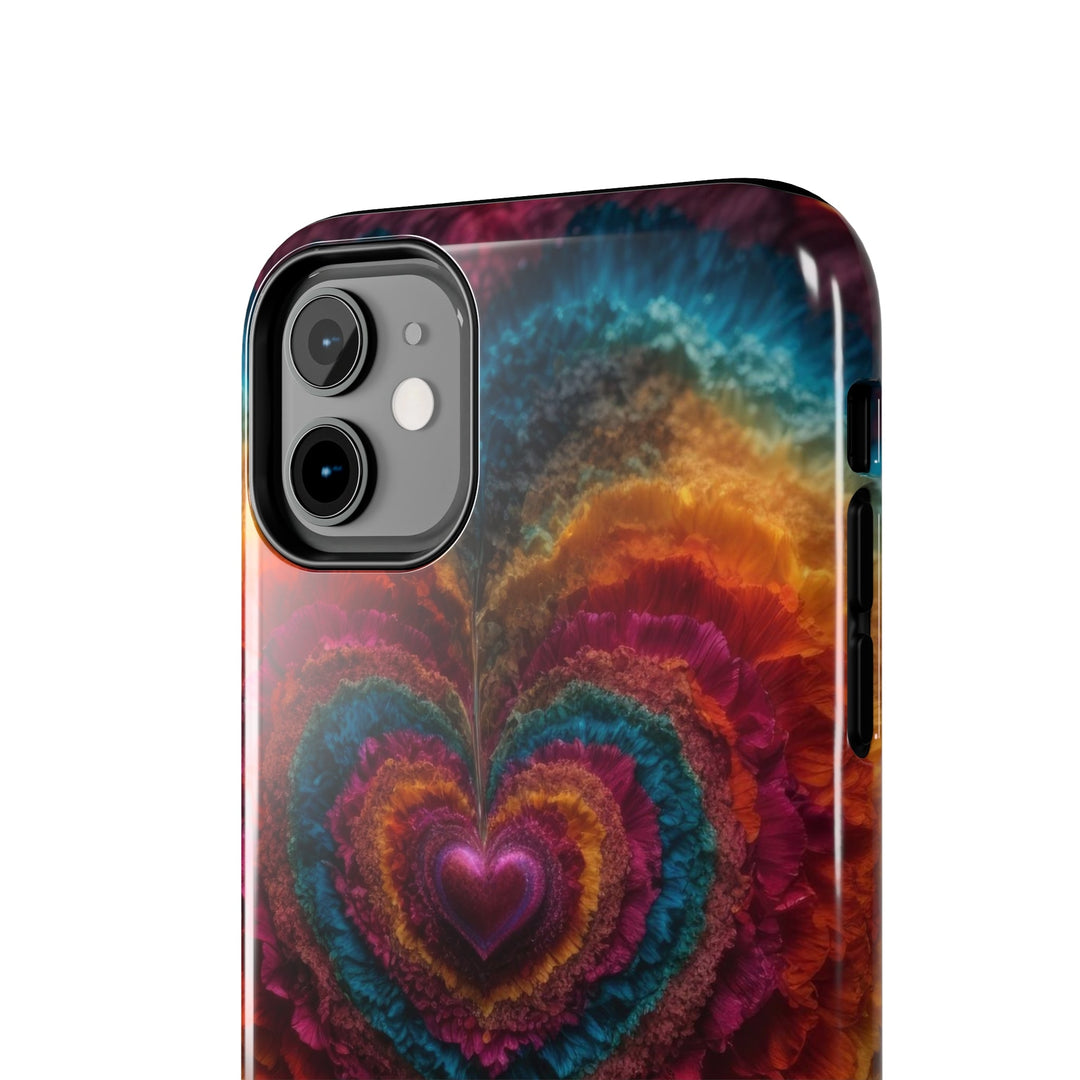 Vibrant Heart Layers - Tough Phone Case - Phone Case - g(0D·IO) - iPhone 13 Mini - -