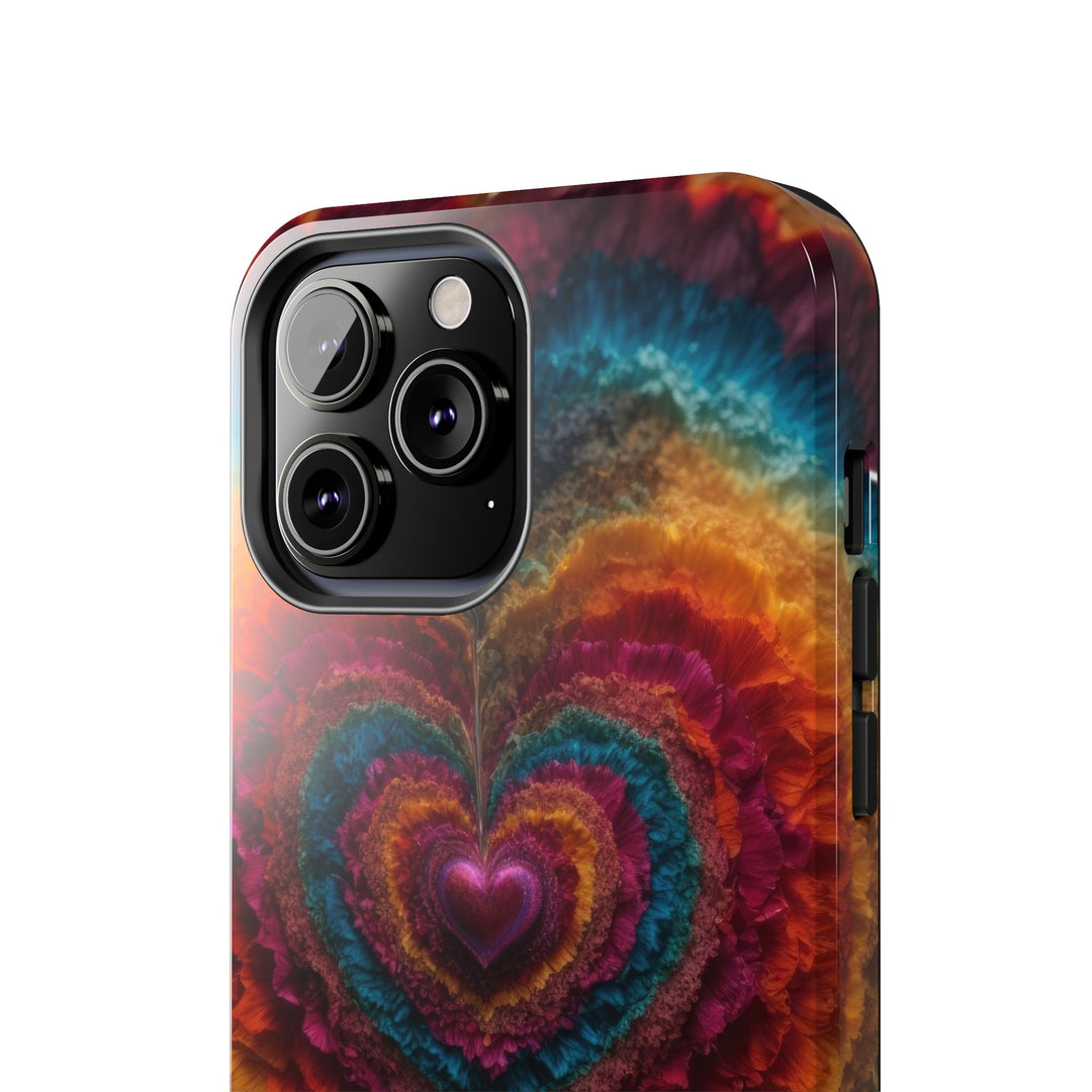 Vibrant Heart Layers - Tough Phone Case - Phone Case - g(0D·IO) - iPhone 13 Mini - -