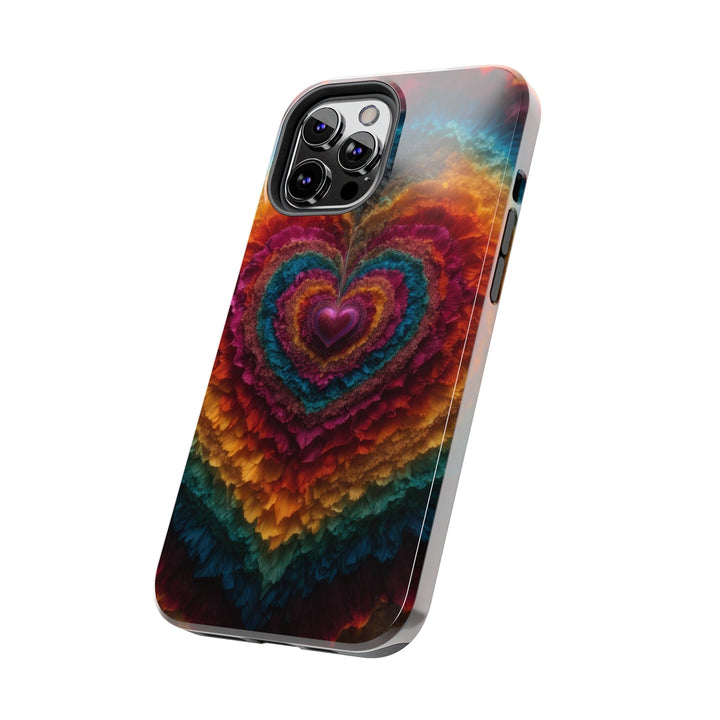 Vibrant Heart Layers - Tough Phone Case - Phone Case - g(0D·IO) - iPhone 13 Mini - -