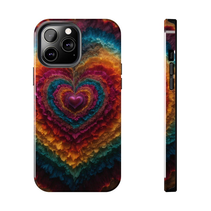 Vibrant Heart Layers - Tough Phone Case - Phone Case - g(0D·IO) - iPhone 13 Pro Max - -