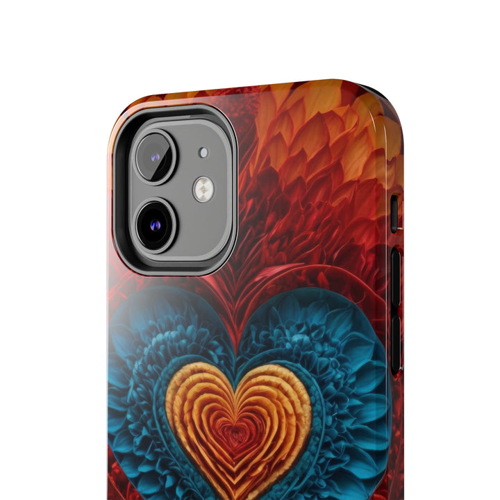 Vibrant Heart Layers - Tough Phone Case - Phone Case - g(0D·IO) - iPhone 13 Mini - -