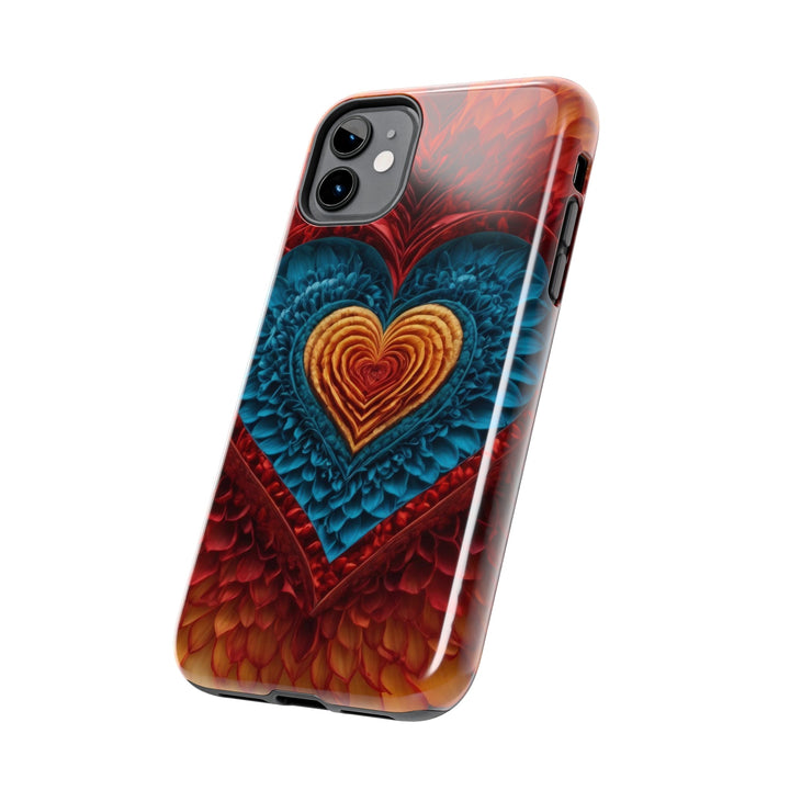 Vibrant Heart Layers - Tough Phone Case - Phone Case - g(0D·IO) - iPhone 13 Mini - -