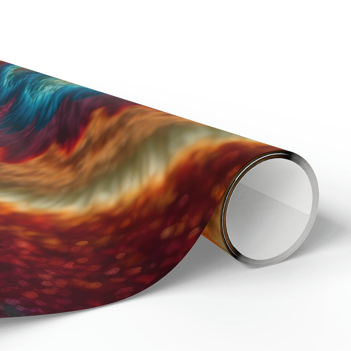 Vibrant Heart Layers - Wrapping Paper - Home Decor - g(0D·IO) - 30" x 180" - Matte -