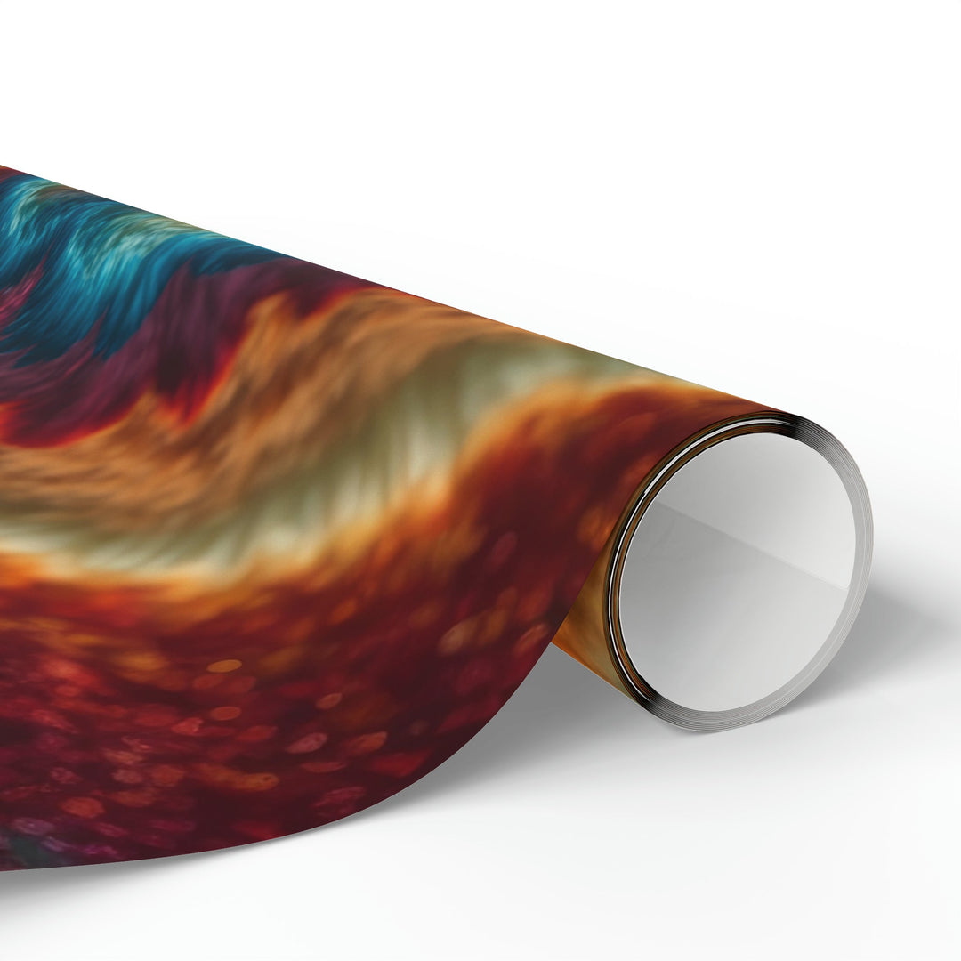 Vibrant Heart Layers - Wrapping Paper - Home Decor - g(0D·IO) - 30" x 180" - Matte -
