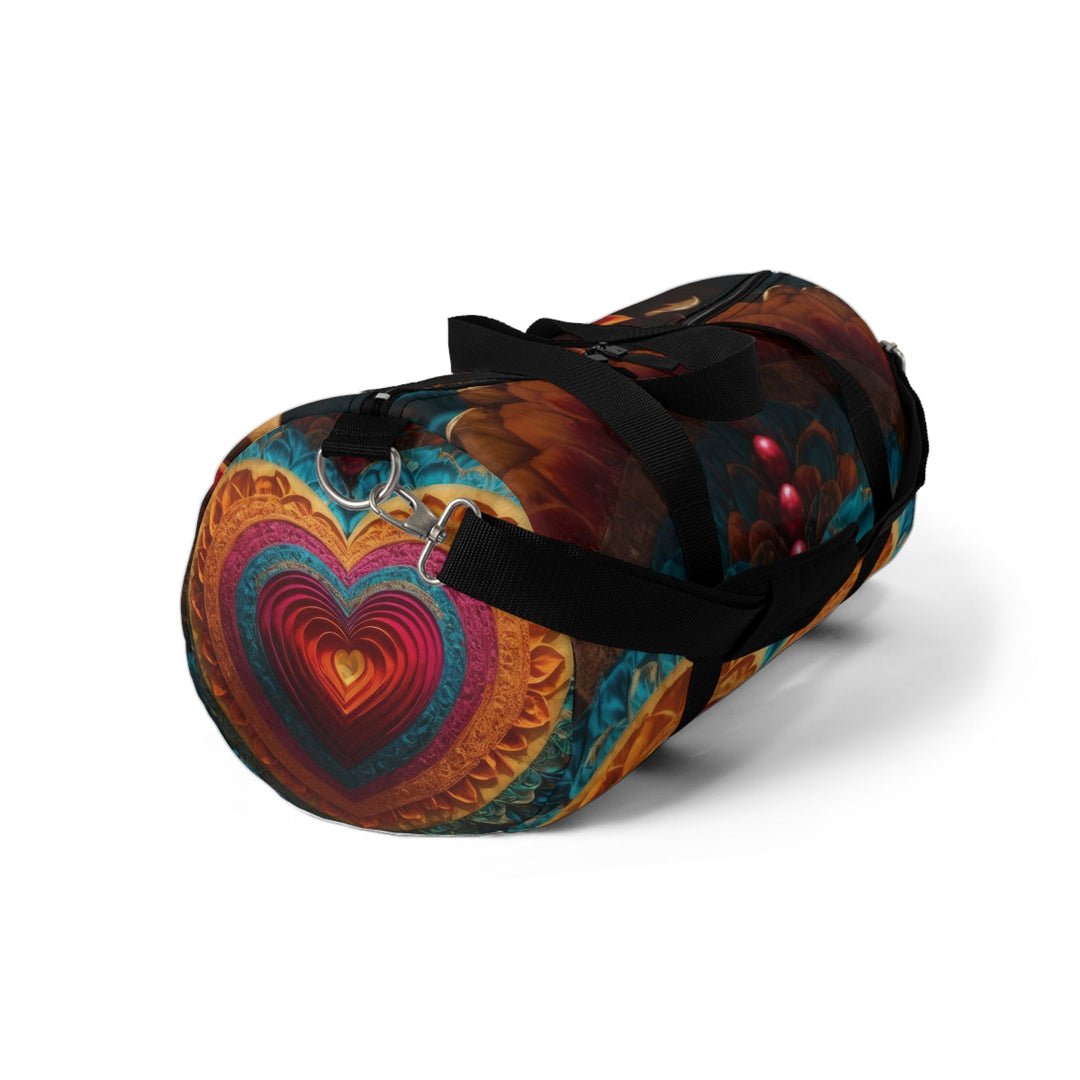 Vibrant Heart Mandala - Duffle Bag - Bags - g(0D·IO) - Large - -