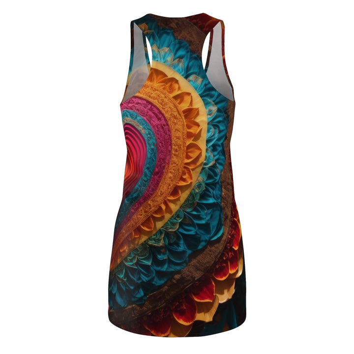 Vibrant Heart Mandala - Racerback Dress - All Over Prints - g(0D·IO) - XS - -