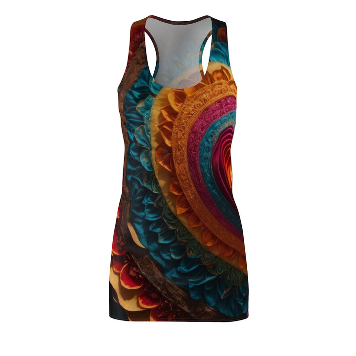 Vibrant Heart Mandala - Racerback Dress - All Over Prints - g(0D·IO) - XS - -