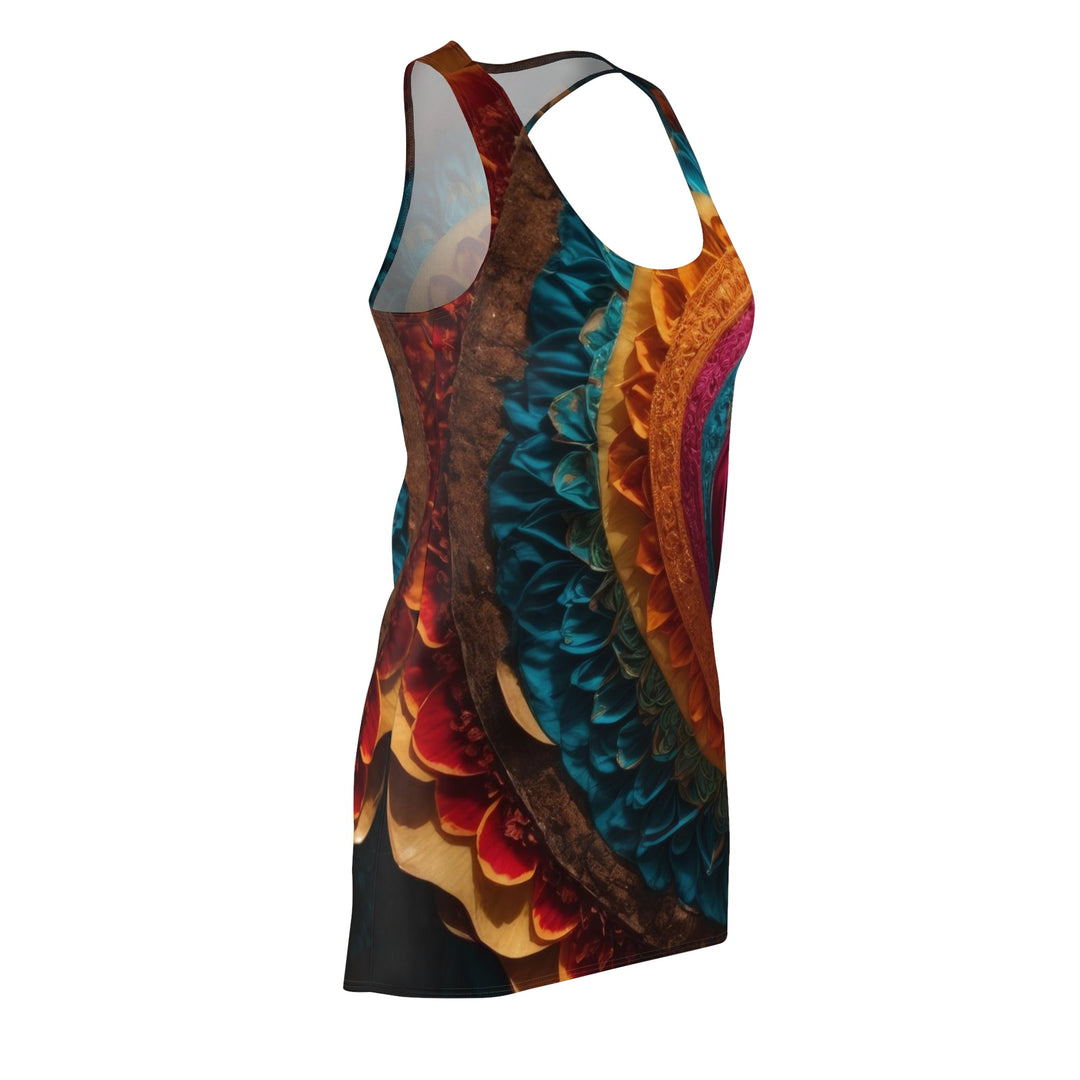 Vibrant Heart Mandala - Racerback Dress - All Over Prints - g(0D·IO) - XS - -