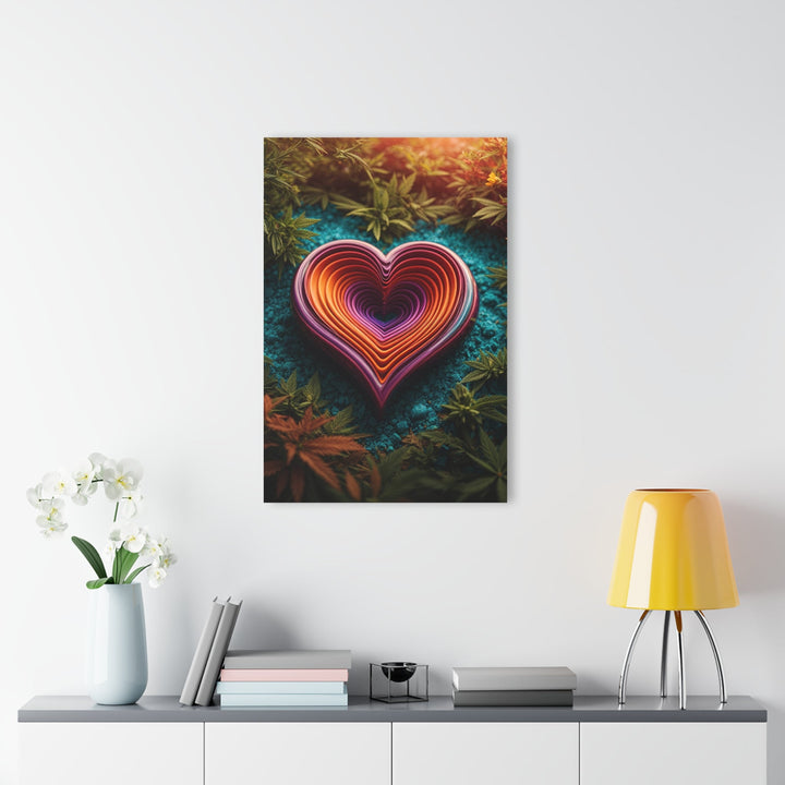 Vibrant Heart Nature - Acrylic Prints (French Cleat Hanging) - Home Decor - g(0D·IO) - 24" x 36" (Vertical) - 0.25'' -