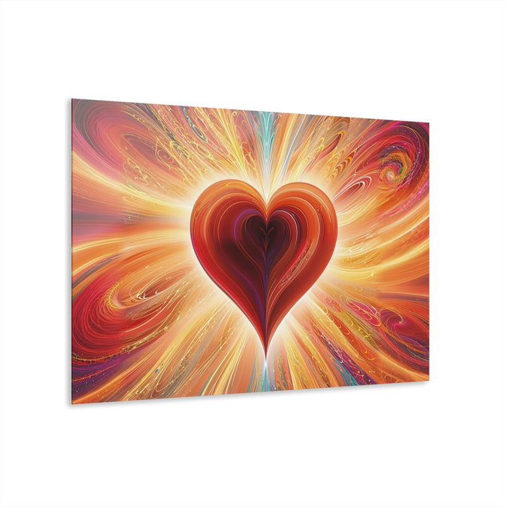 Vibrant Heart Nebula - Acrylic Prints (French Cleat Hanging) - Home Decor - g(0D·IO) - 36" x 24" (Horizontal) - 0.25'' -