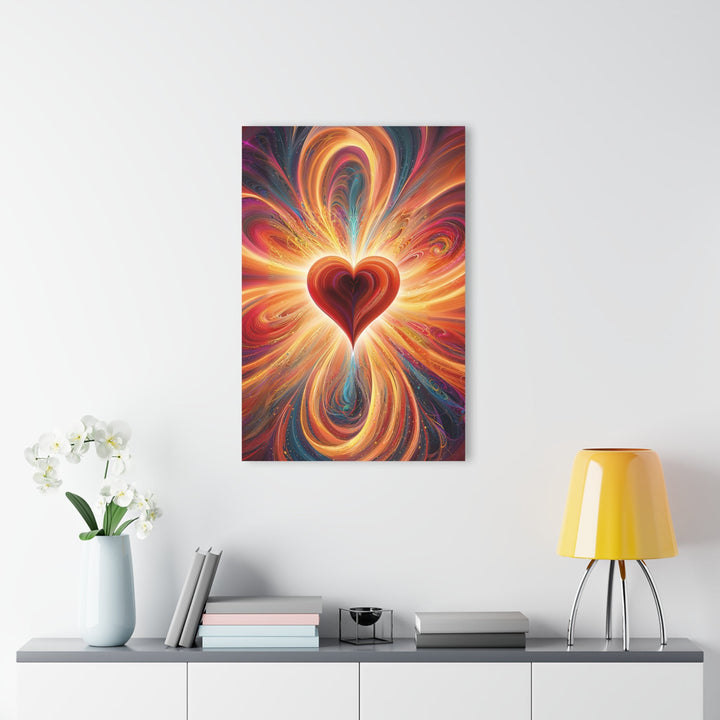 Vibrant Heart Nebula - Acrylic Prints (French Cleat Hanging) - Home Decor - g(0D·IO) - 24" x 36" (Vertical) - 0.25'' -