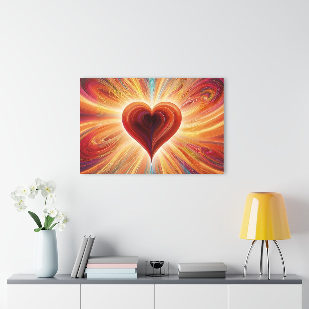 Vibrant Heart Nebula - Acrylic Prints (French Cleat Hanging) - Home Decor - g(0D·IO) - 24" x 36" (Vertical) - 0.25'' -