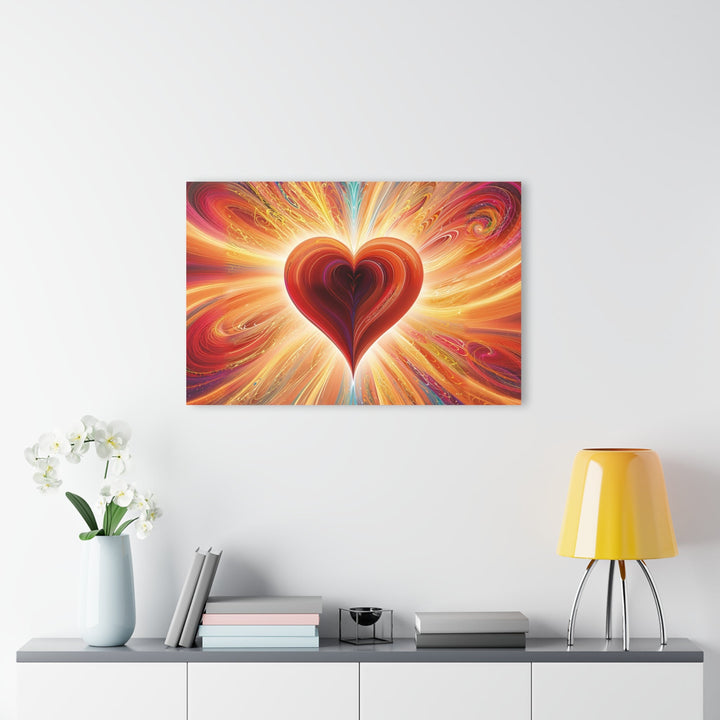 Vibrant Heart Nebula - Acrylic Prints (French Cleat Hanging) - Home Decor - g(0D·IO) - 24" x 36" (Vertical) - 0.25'' -