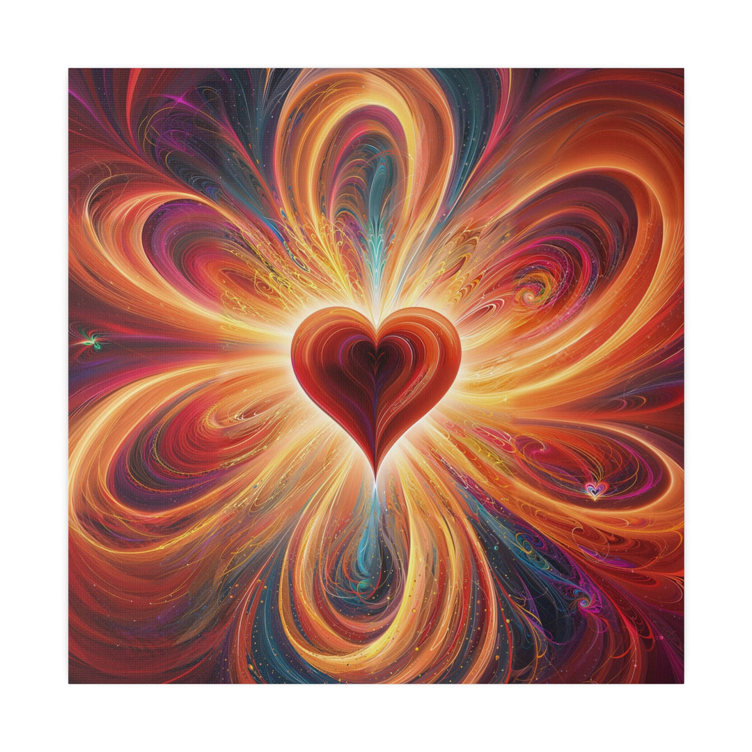 Vibrant Heart Nebula - Matte Canvas - Canvas - g(0D·IO) - 32" x 32" (Square) - 0.75'' -