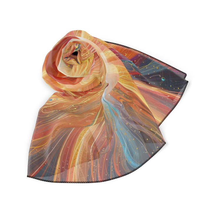 Vibrant Heart Nebula - Poly Scarf - Accessories - g(0D·IO) - Poly chiffon - 50" × 50" -