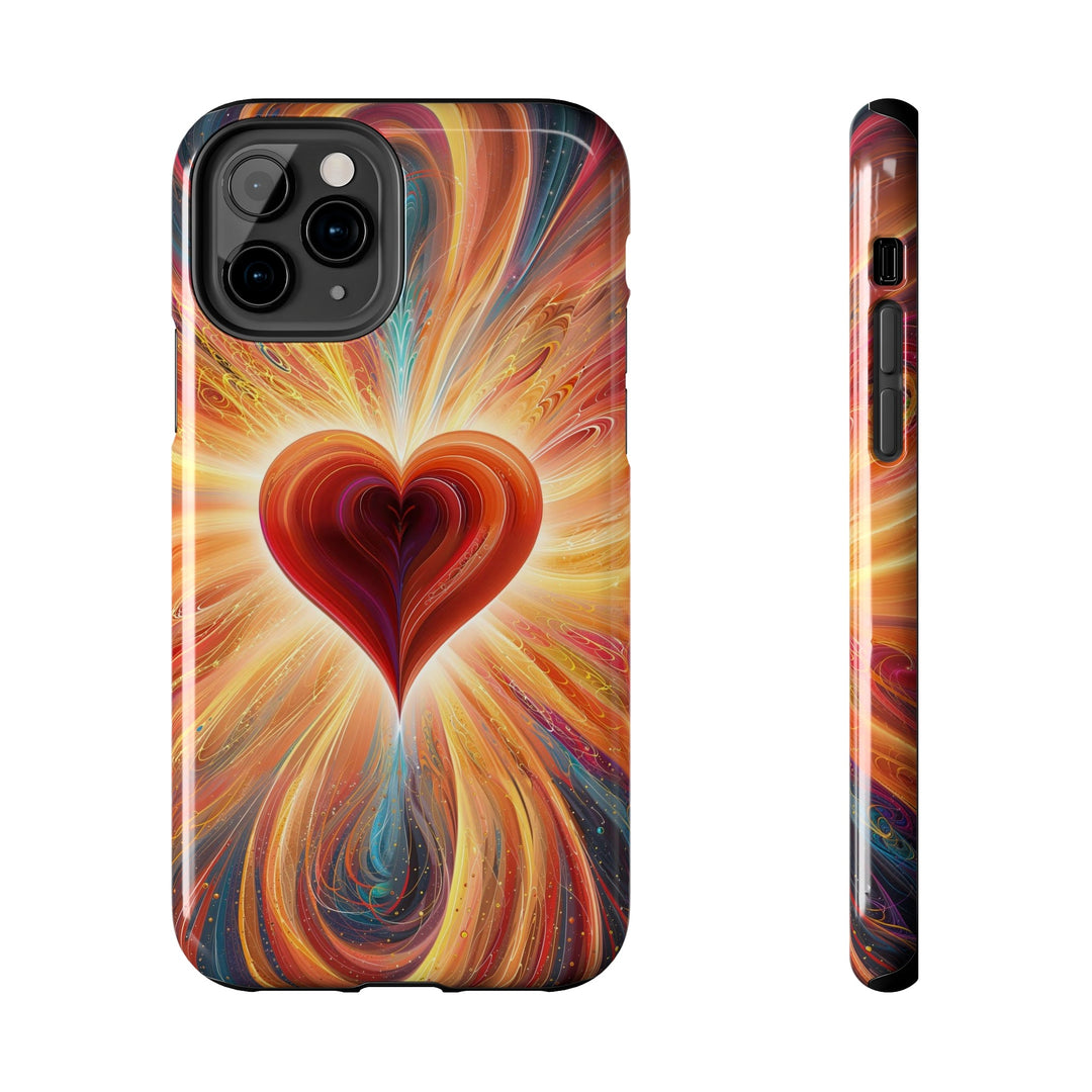 Vibrant Heart Nebula - Tough Phone Case - Phone Case - g(0D·IO) - iPhone 11 Pro - -