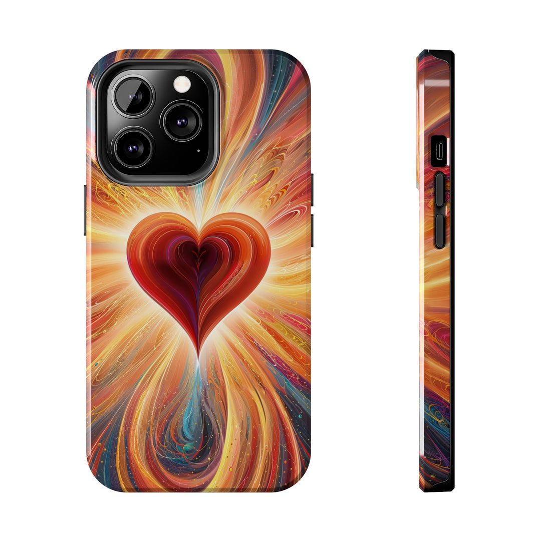 Vibrant Heart Nebula - Tough Phone Case - Phone Case - g(0D·IO) - iPhone 13 Pro - -