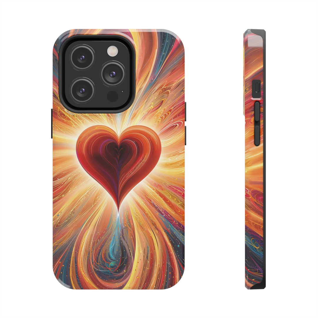 Vibrant Heart Nebula - Tough Phone Case - Phone Case - g(0D·IO) - iPhone 14 Pro - -