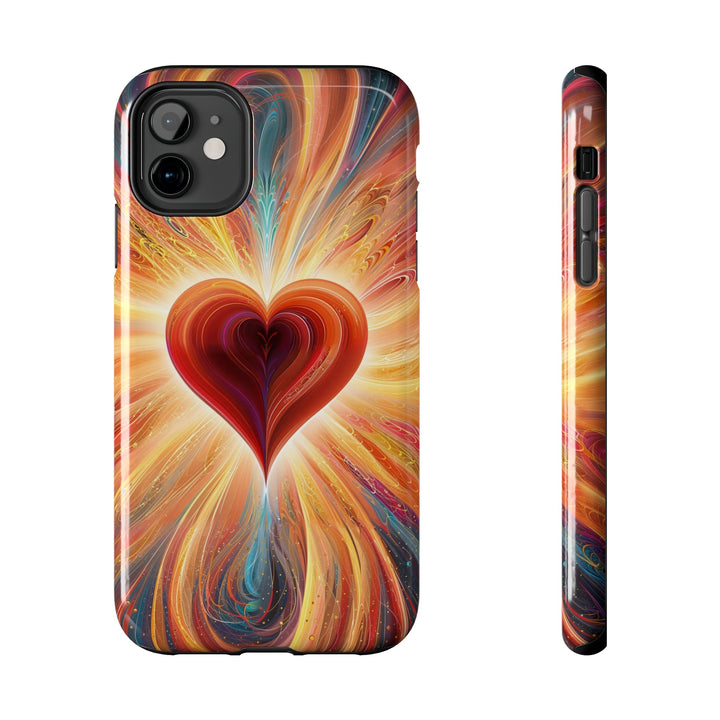 Vibrant Heart Nebula - Tough Phone Case - Phone Case - g(0D·IO) - iPhone 11 - -