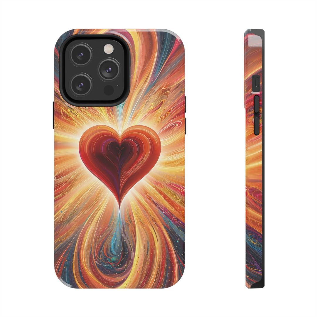 Vibrant Heart Nebula - Tough Phone Case - Phone Case - g(0D·IO) - iPhone 14 Pro Max - -