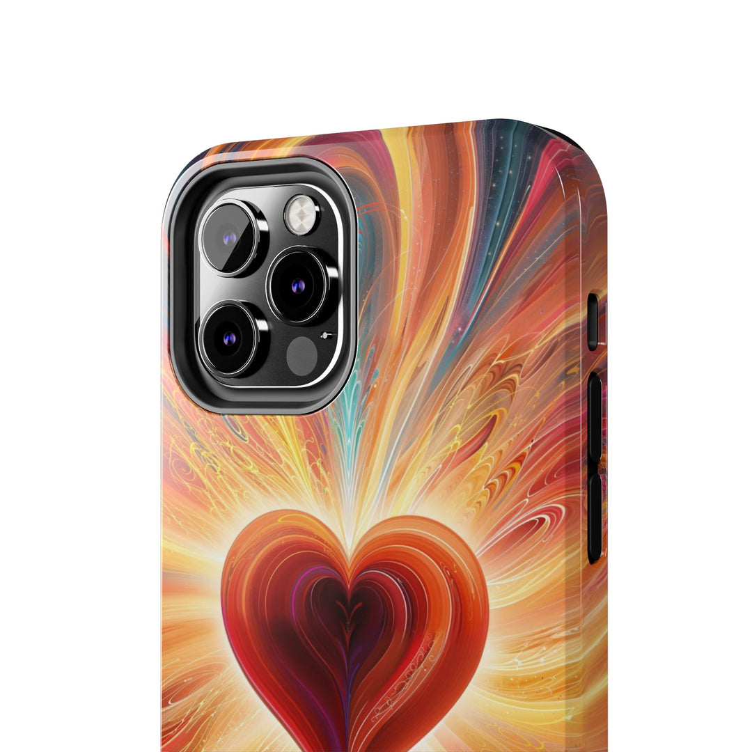 Vibrant Heart Nebula - Tough Phone Case - Phone Case - g(0D·IO) - iPhone 13 Mini - -