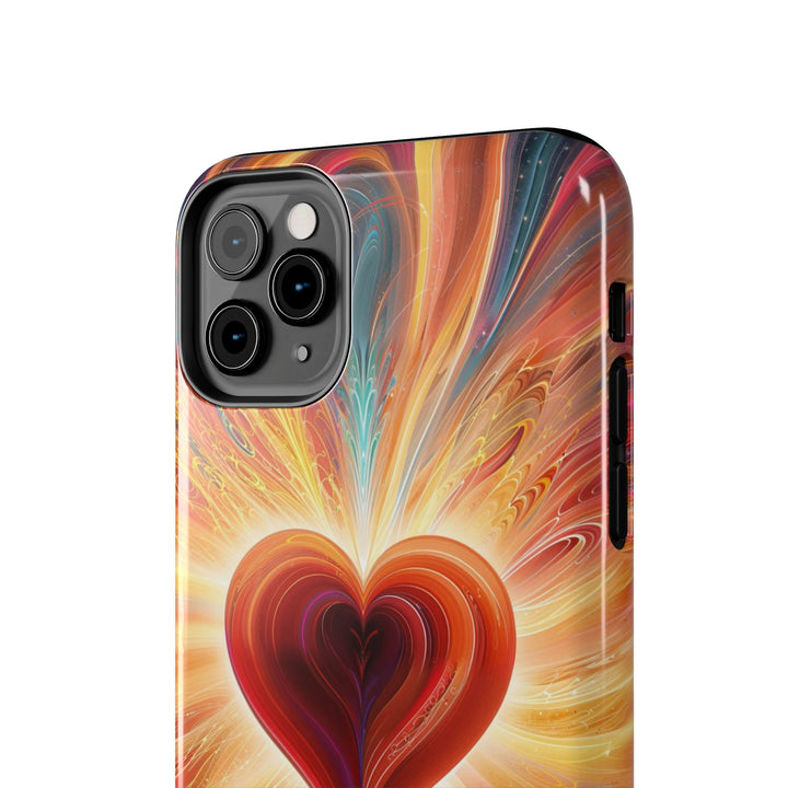 Vibrant Heart Nebula - Tough Phone Case - Phone Case - g(0D·IO) - iPhone 13 Mini - -