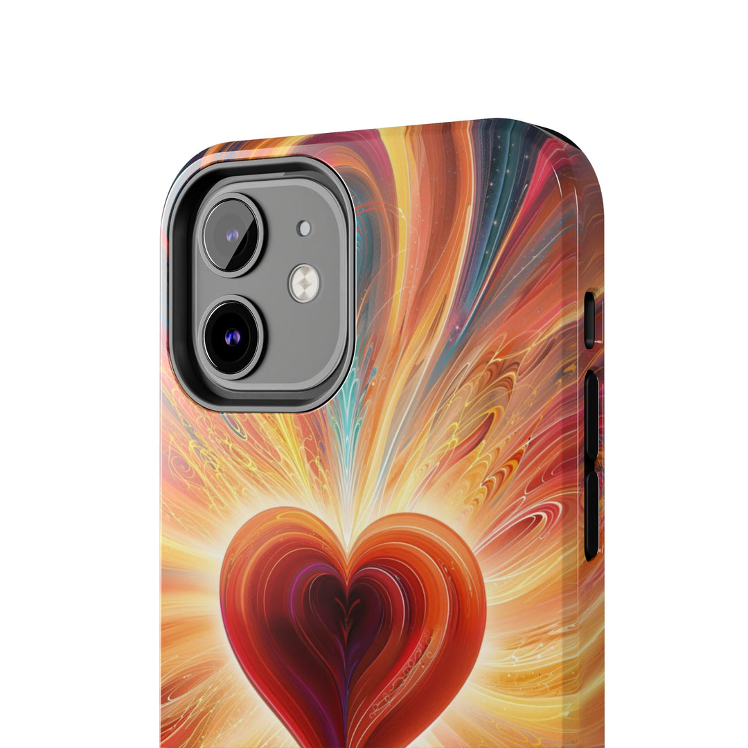 Vibrant Heart Nebula - Tough Phone Case - Phone Case - g(0D·IO) - iPhone 13 Mini - -