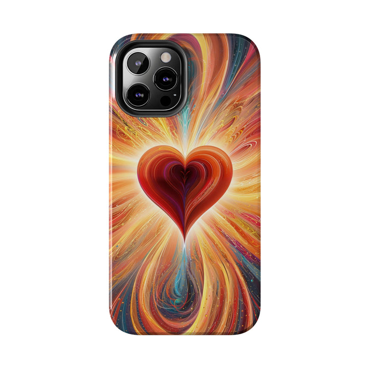 Vibrant Heart Nebula - Tough Phone Case - Phone Case - g(0D·IO) - iPhone 13 Mini - -