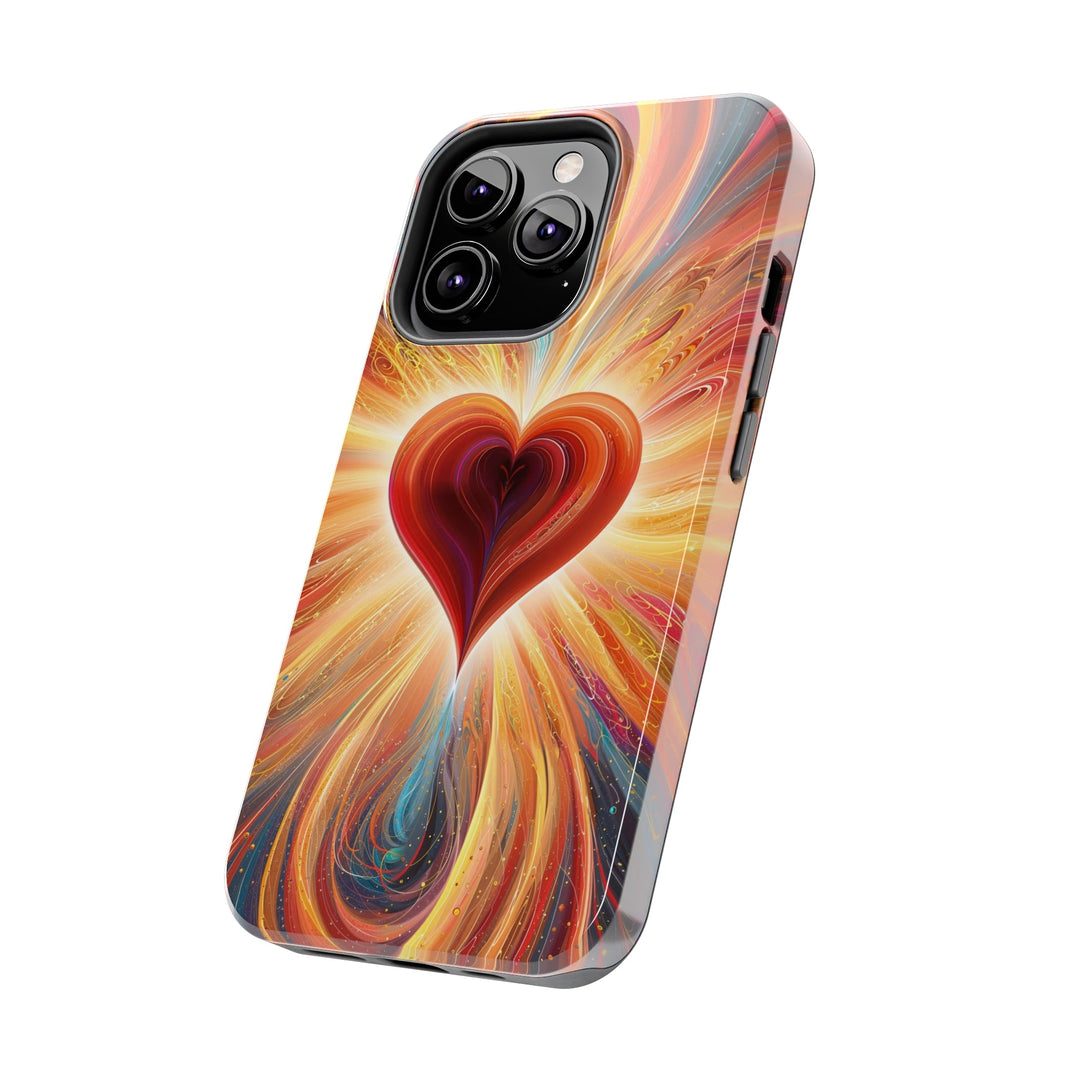 Vibrant Heart Nebula - Tough Phone Case - Phone Case - g(0D·IO) - iPhone 13 Mini - -