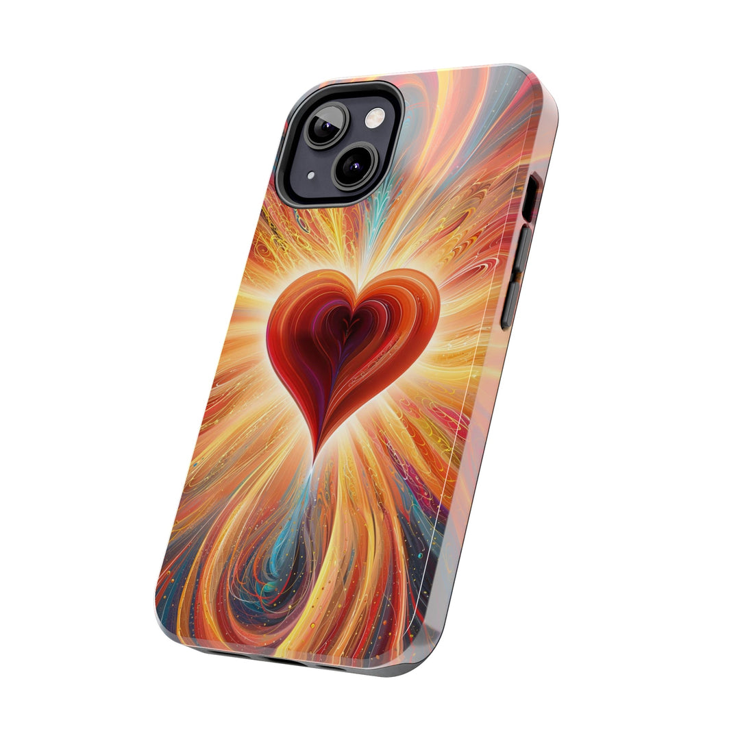 Vibrant Heart Nebula - Tough Phone Case - Phone Case - g(0D·IO) - iPhone 13 Mini - -